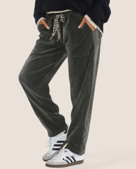 Chenille Straight Leg Lounge Pant