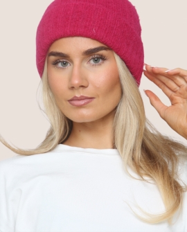 Baby Alpaca Ribbed Beanie